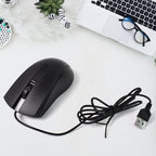 Compshop X2 Wired Optical Mouse with its sleek design on a clean white background.