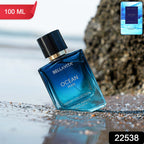 Perfume spray bottle for men, fresh aquatic scent