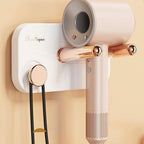 Wall mount heat resistant hair dryer holder stand for bathroom