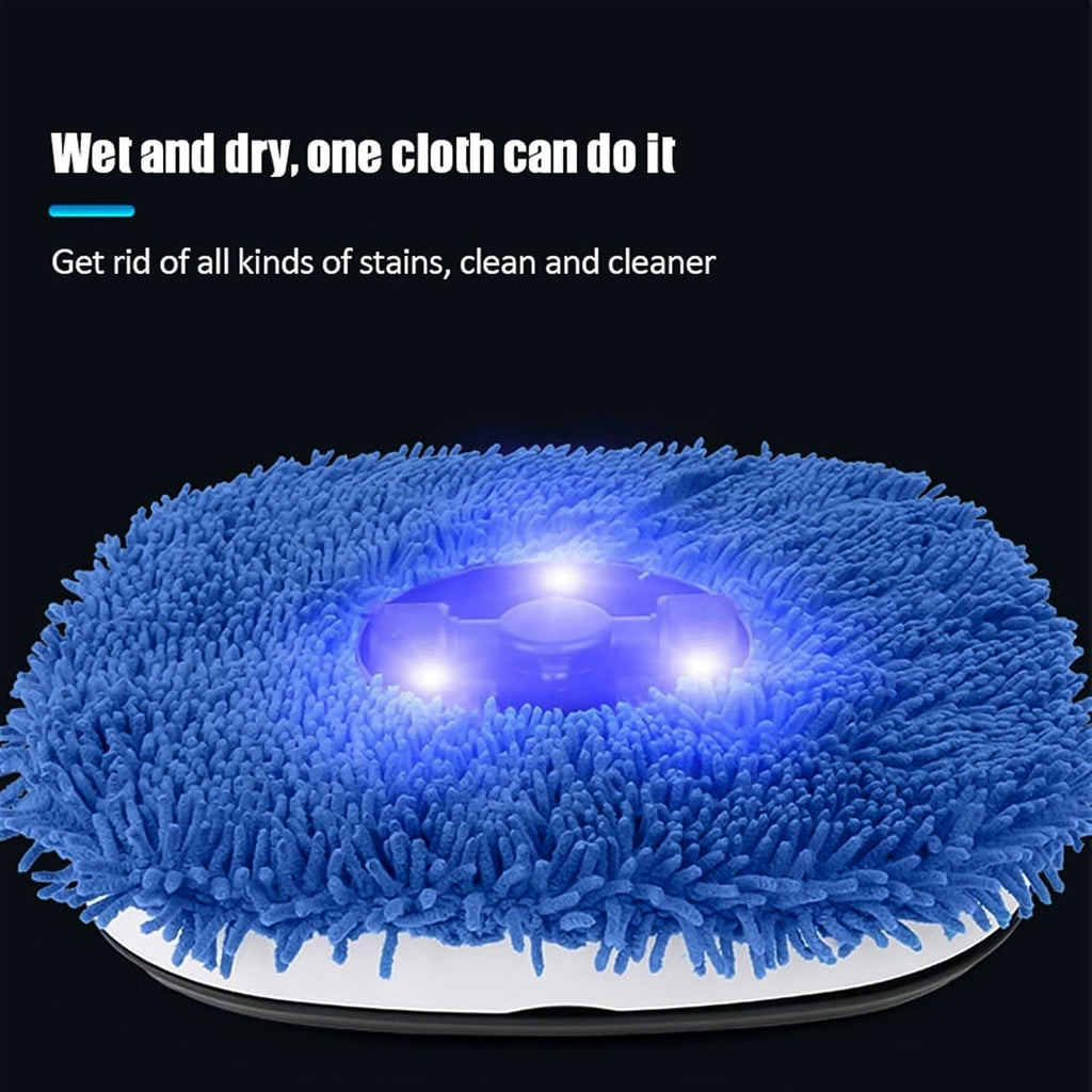 Smart robotic mop sliding smoothly under sofa for home cleaning