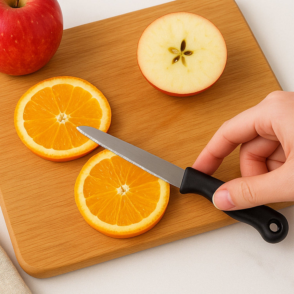 Supermom kitchen knife with ergonomic plastic handle