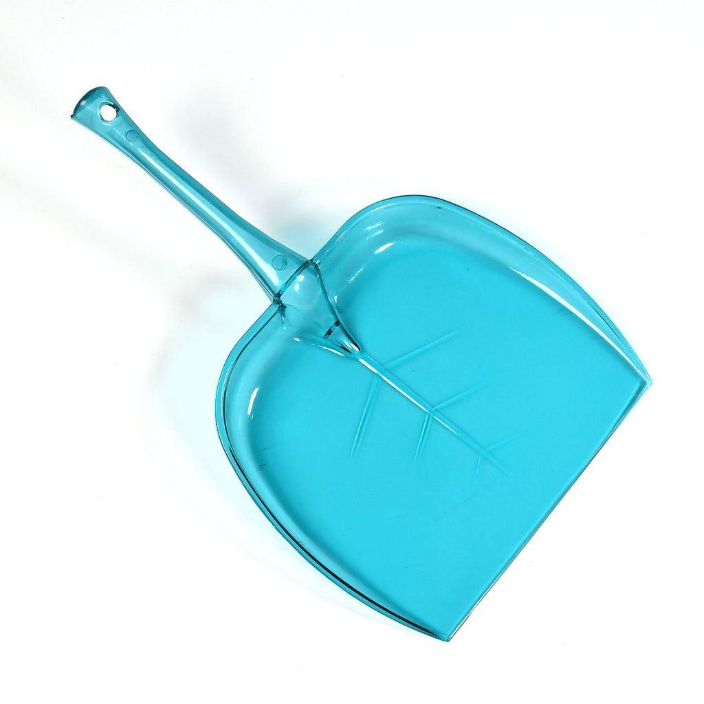 Cleaning dustpan crafted from tough, unbreakable plastic