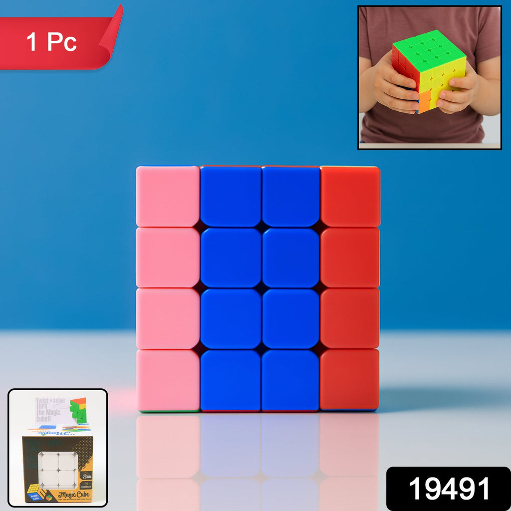 High-speed 4x4 puzzle cube showcasing anti-pop mechanism