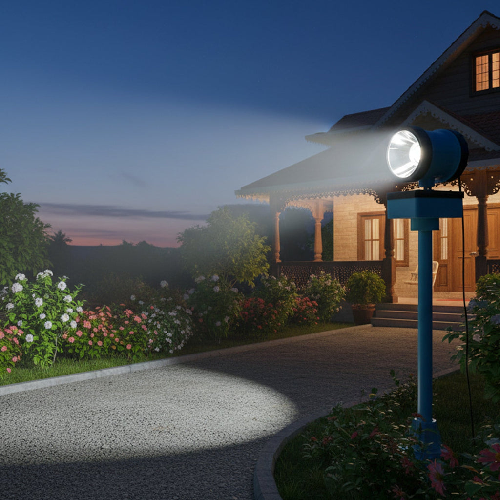 High power LED floodlight suitable for outdoor security and landscape lighting