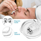 Packaging of silicone magnetic nose clip for anti-snoring