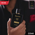 Men's premium perfume spray bottle with sophisticated finish
