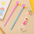 Candy-themed pencil set with decorative pencils and accessories for kids