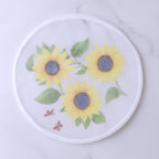Packaging box of the sunflower mesh fan cover product