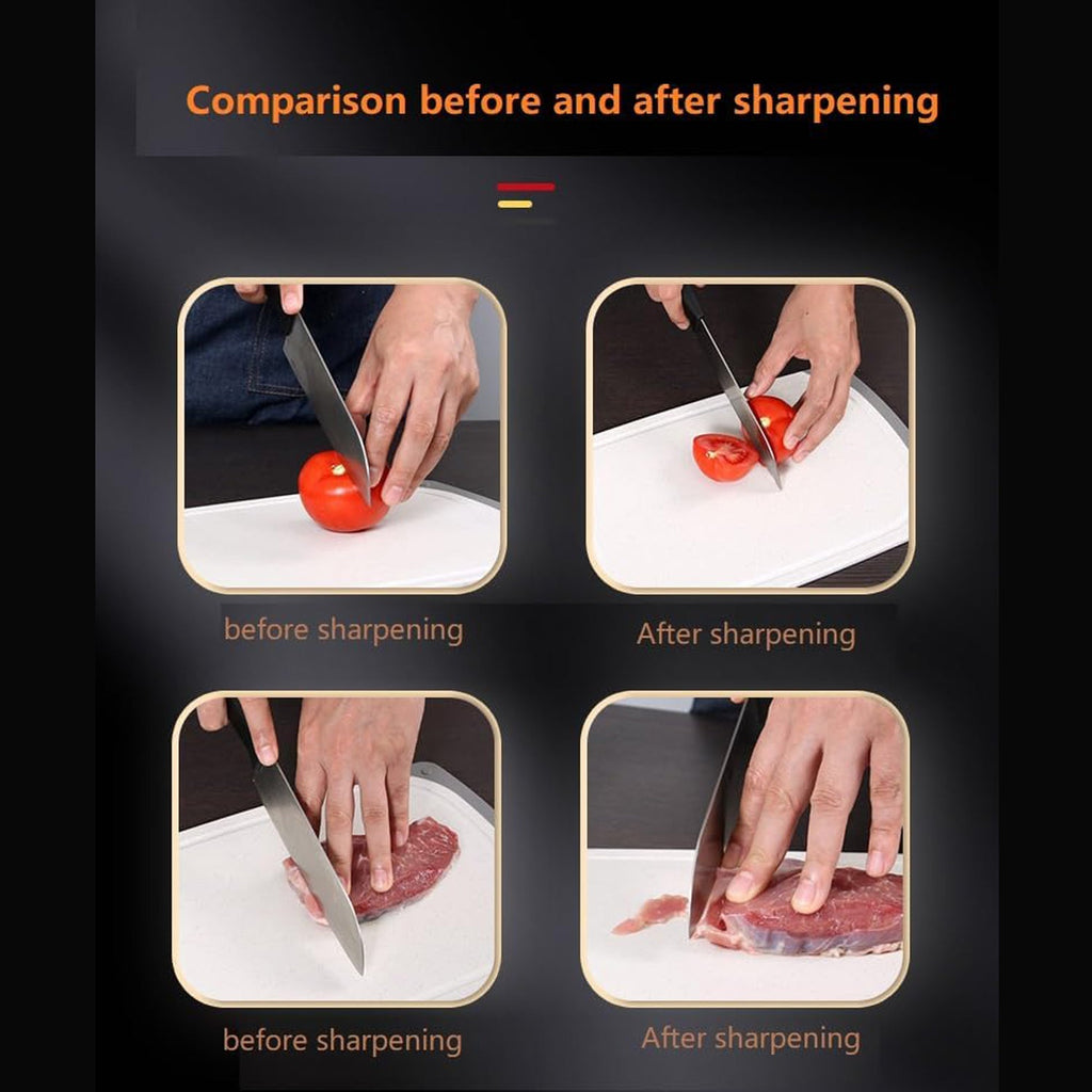 Handheld knife sharpener detail