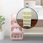 Organivo 5-layer foldable storage cart, perfect for a kitchen or laundry area.
