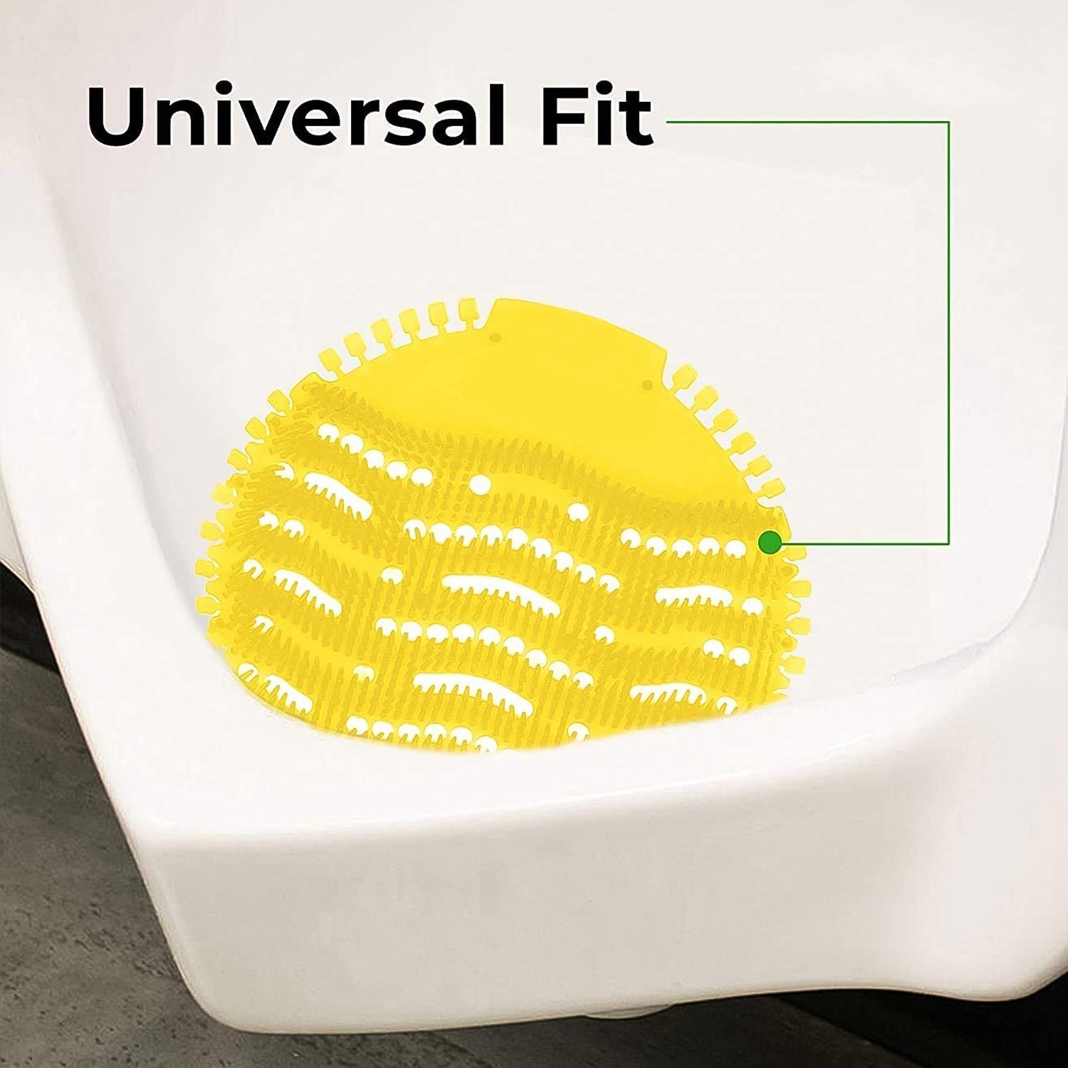 Urinal mat with embedded deodorizer to keep public restrooms smelling fresh