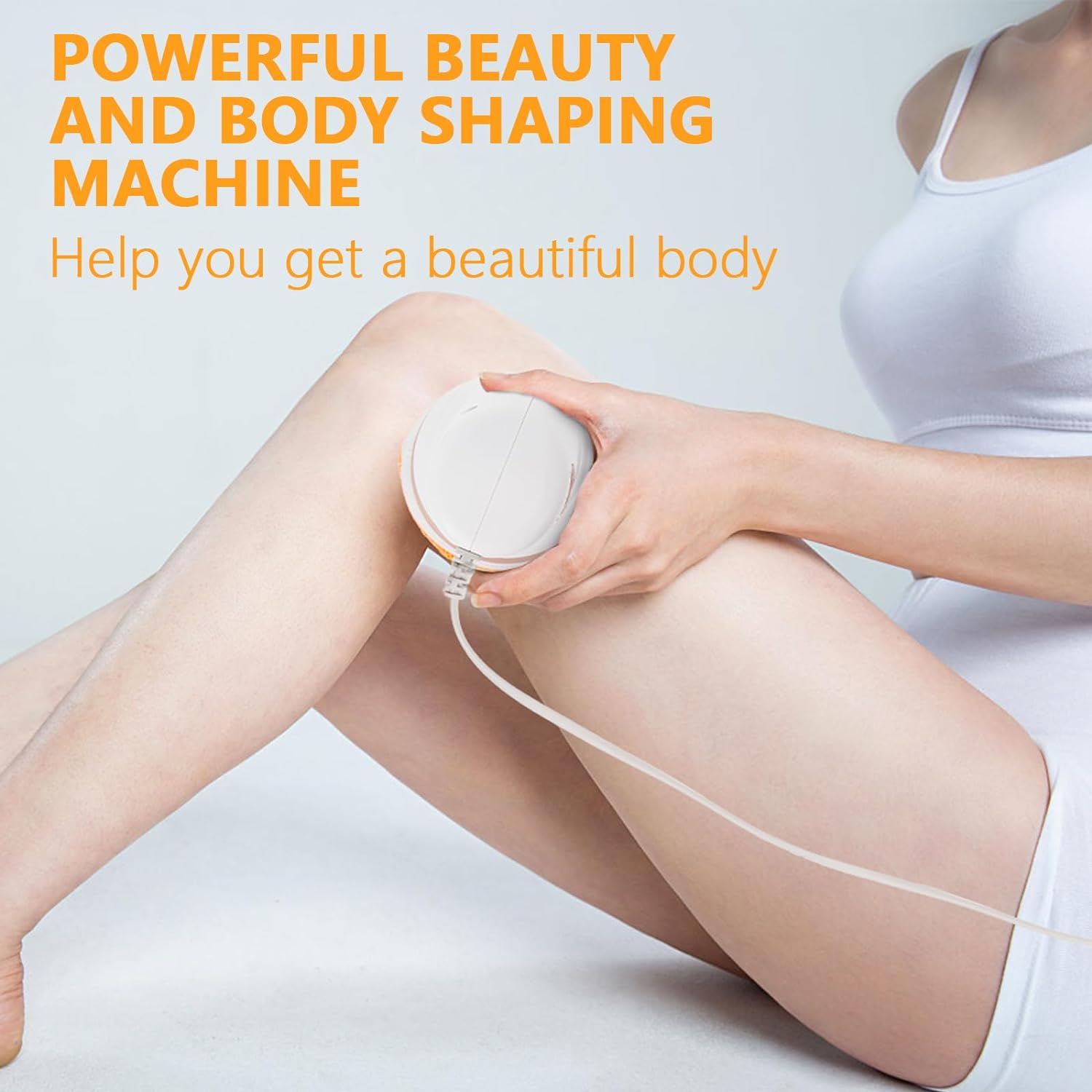 The VelvaBloom Body Sculpting Massager showcasing its adjustable speed dial.