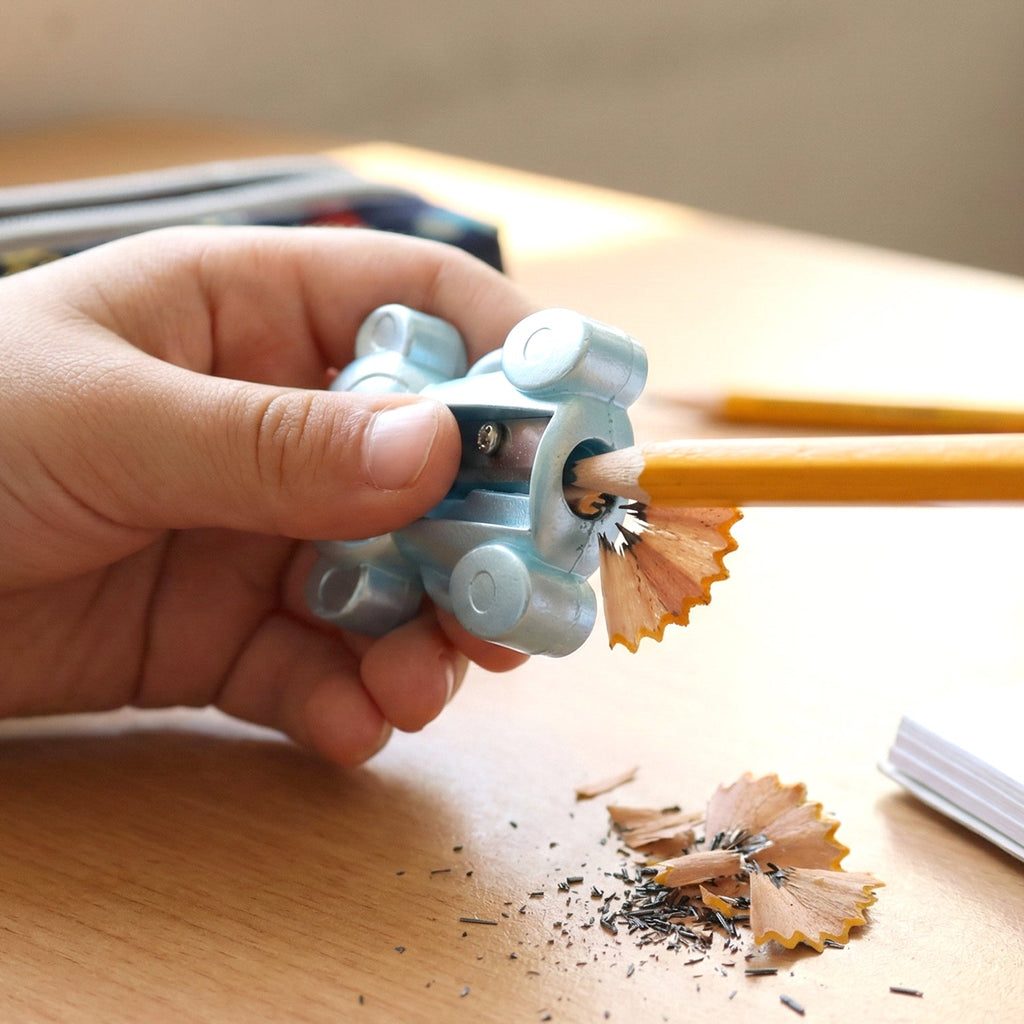 Cartoon-style monkey pencil sharpener for school and office use