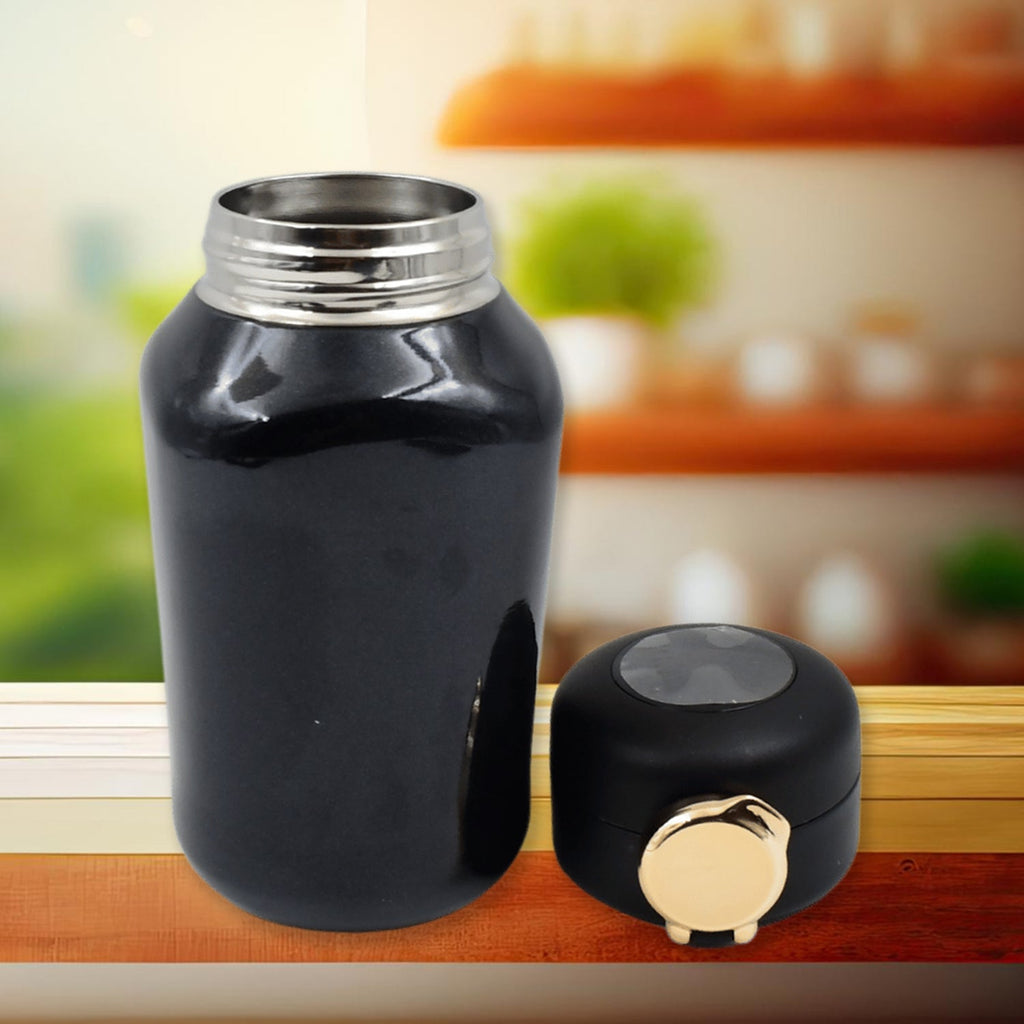 Tumblo Smart Thermos Bottle with an adjustable carry strap for portability.