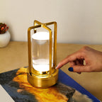 Crystal Table Lamp showcasing its balanced natural 3-color light mode for versatile use.