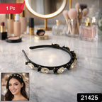 Premium crystal hairband with elegant design for daily and party wear