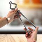 Full round gripping ends of stainless steel kitchen pincer for multipurpose use
