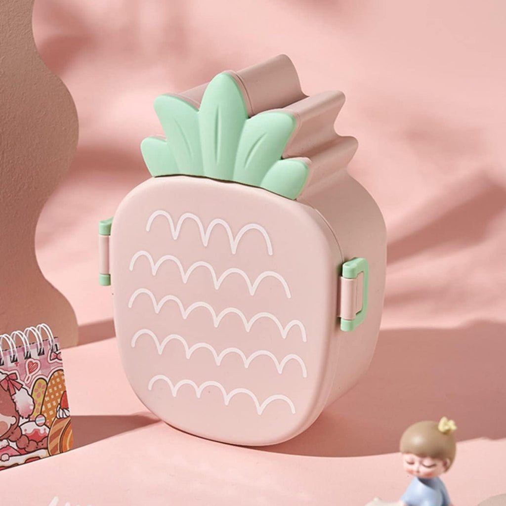 Open kids' lunch box revealing multiple compartments for varied meals.