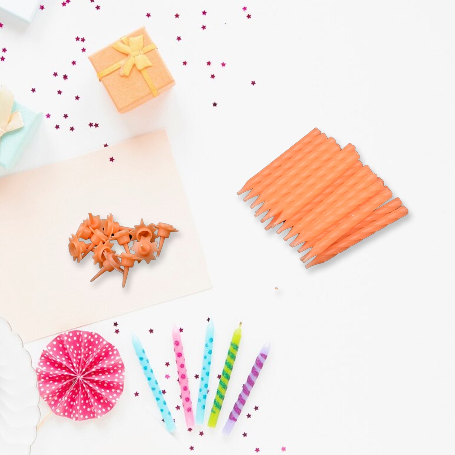 These 24 birthday party candles add a magical touch to any event.