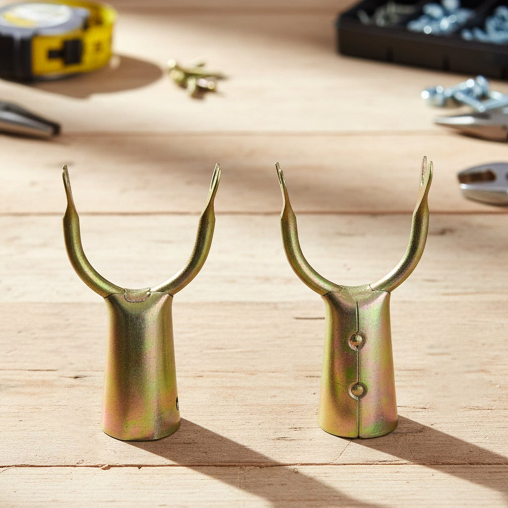 Pair of fruit plucker tool heads suitable for attachment to garden handles