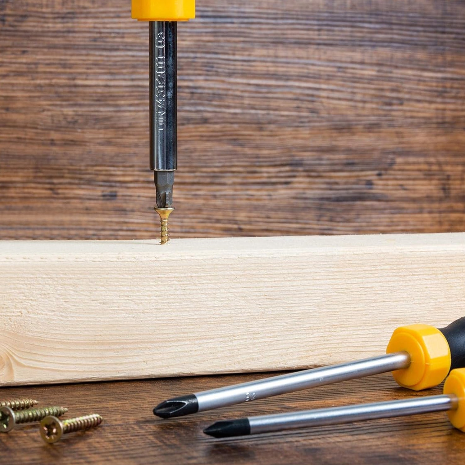 Organized versatile 6-in-1 hand tools arranged in a portable carrying case