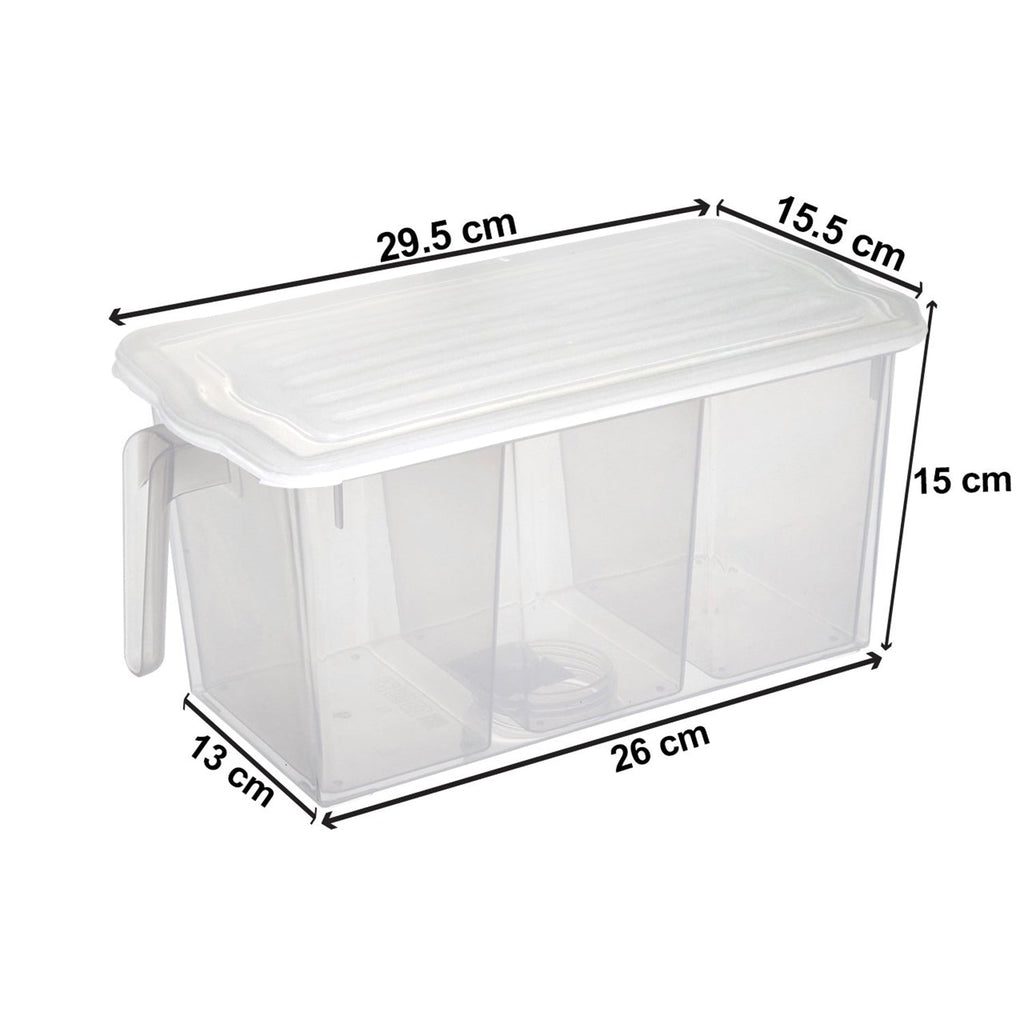 Close-up of the fresh-keeping box showing its secure airtight lid.
