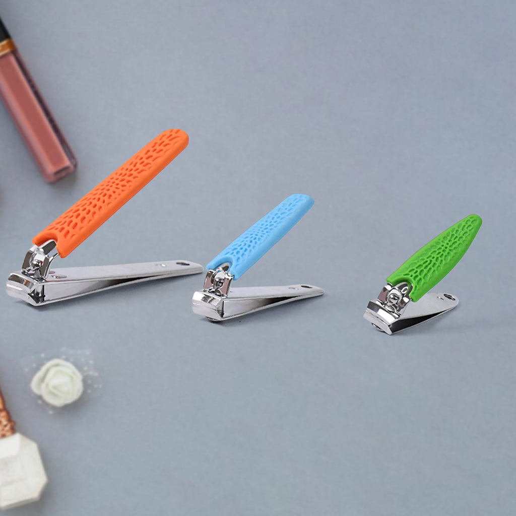 Ergonomic stainless steel nail clippers for precise and clean trimming