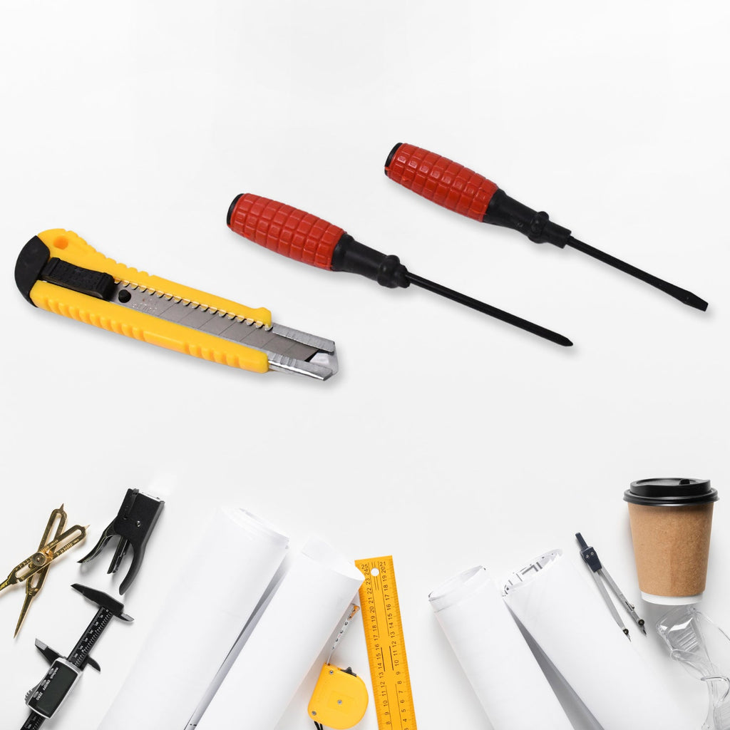 Mighty Grip 4 hand tool kit showing ergonomic handles and compact size