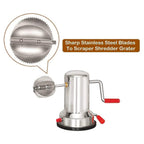 Stainless steel coconut scraper for quick coconut grating in kitchen