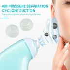 Side view of the ergonomic Vacuum Blackhead Remover for comfortable facial use.