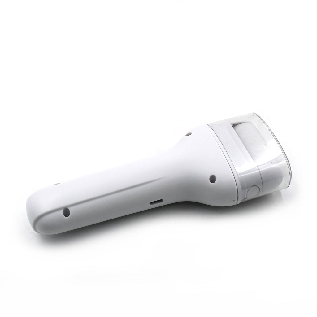 Ergonomic electric foot care tool designed for comfortable handling and effective callus removal