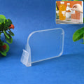 Adjustable plastic storage basket organizer neatly placed inside a fridge