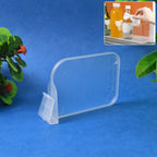 Adjustable plastic storage basket organizer neatly placed inside a fridge