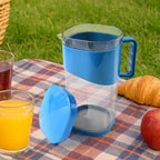 1.8 litre BPA-free water jug with ergonomic handle for easy holding