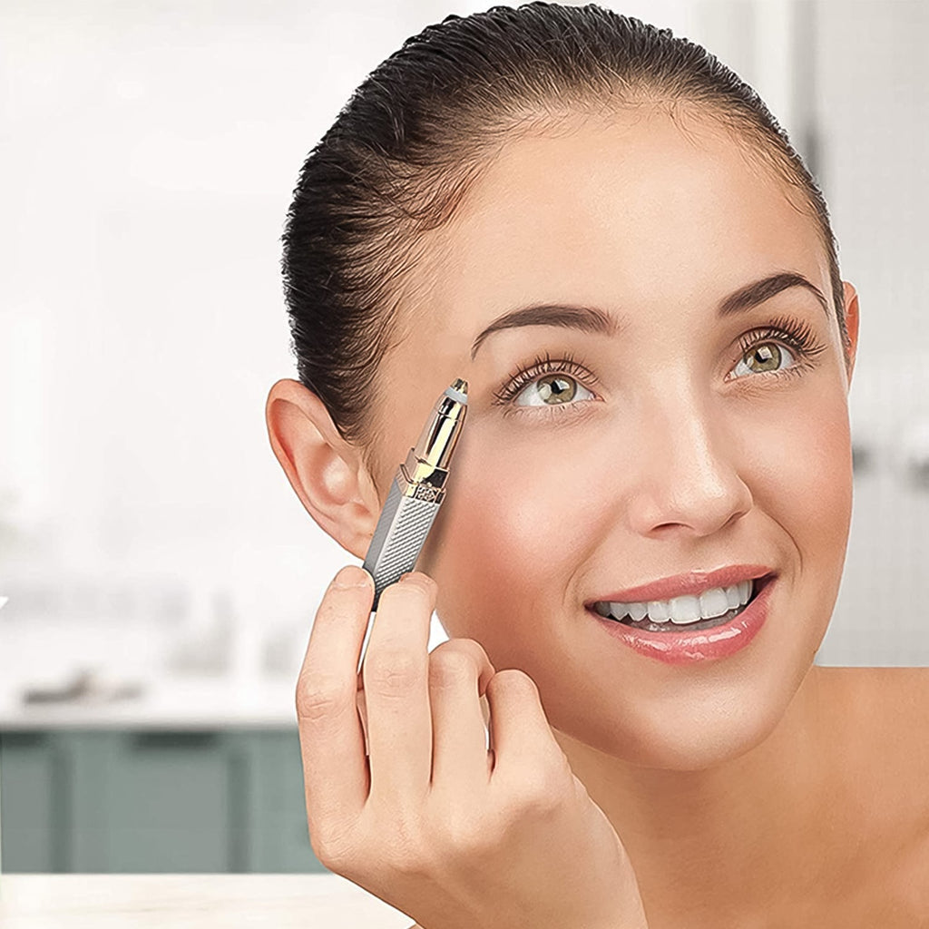 Brow bliss shaver by Calm & Curl with LED light