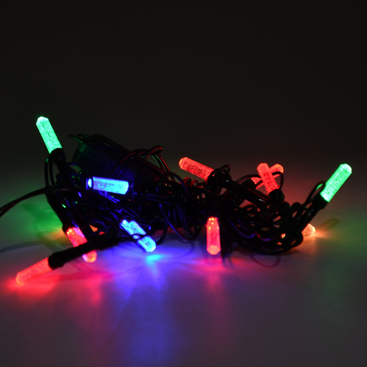 Vibrant 3-meter Decorative LED String Light illuminating a festive setting.