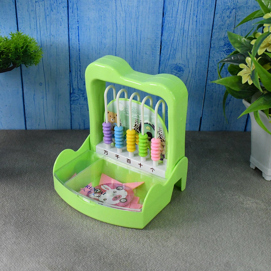 Math whiz educational toy set with abacus and geometry blocks