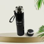Double wall stainless steel bottle emphasizing its advanced insulation technology.