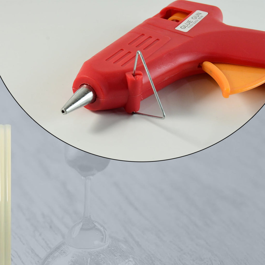 Side view of the 60W hot melt glue gun showing its ON/OFF switch.