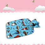 Ergonomic Hot Water Bottle in rubber for effective pain relief and warmth.