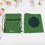 Compact musallah (prayer mat) from the Hajj kit, perfect for travel prayers.