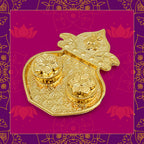 Stylish Raksha Bandhan Puja Thali featuring a traditional Kalash motif.