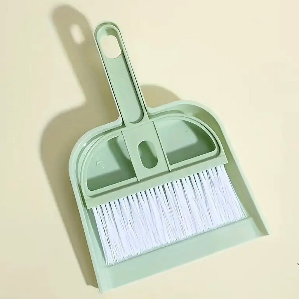 Portable Mini Dustpan with Brush Set for small, everyday messes.