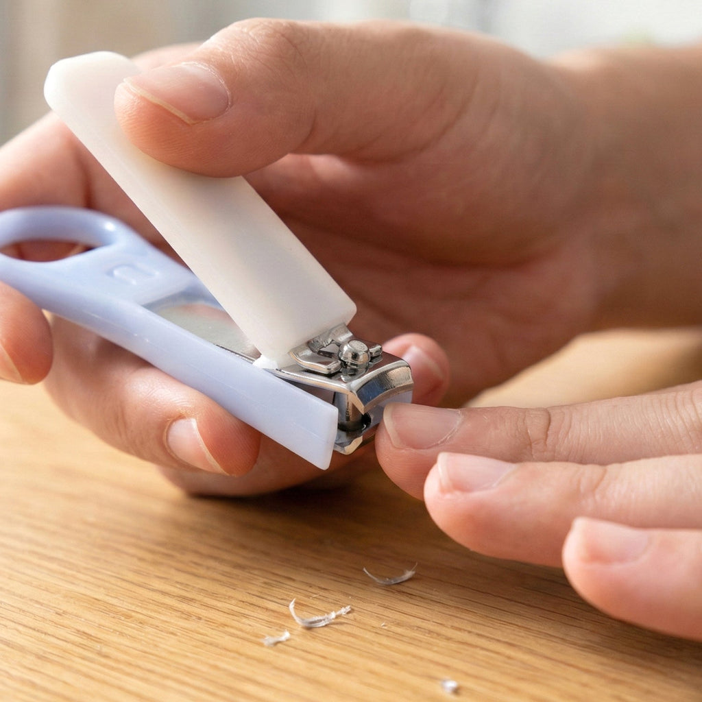 Kids nail cutter with smooth edges for safe infant grooming