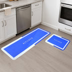 Soft cushioned surface kitchen floor mat with anti-slip backing