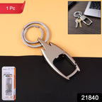 Dual ring metal key holder, lightweight and compact