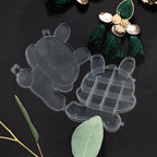 Plastic storage box with bear shape, designed to keep your accessories tidy.