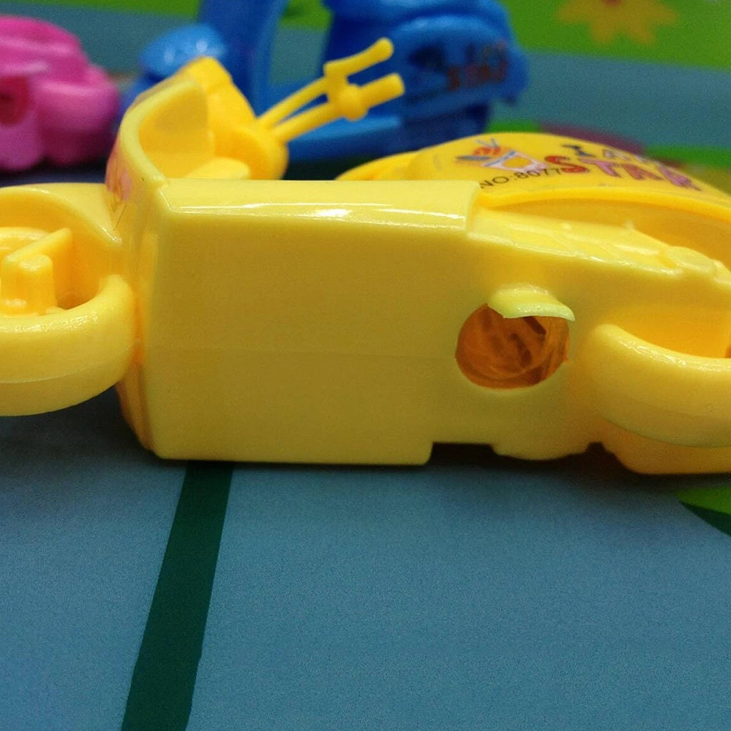 Close-up of bike shaped pencil sharpener wheel for smooth sharpening