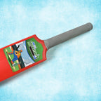 Kids' plastic cricket bat from Aditi, showing its sturdy construction.