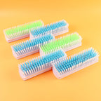 Detailed cloth cleaning brush set with heavy-duty nylon bristles